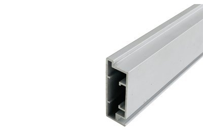 Perfil A550 estante doble vidrio