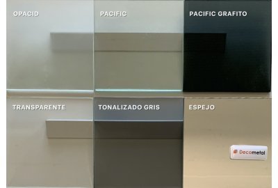 Vidrios traslúcidos y espejo 4mm